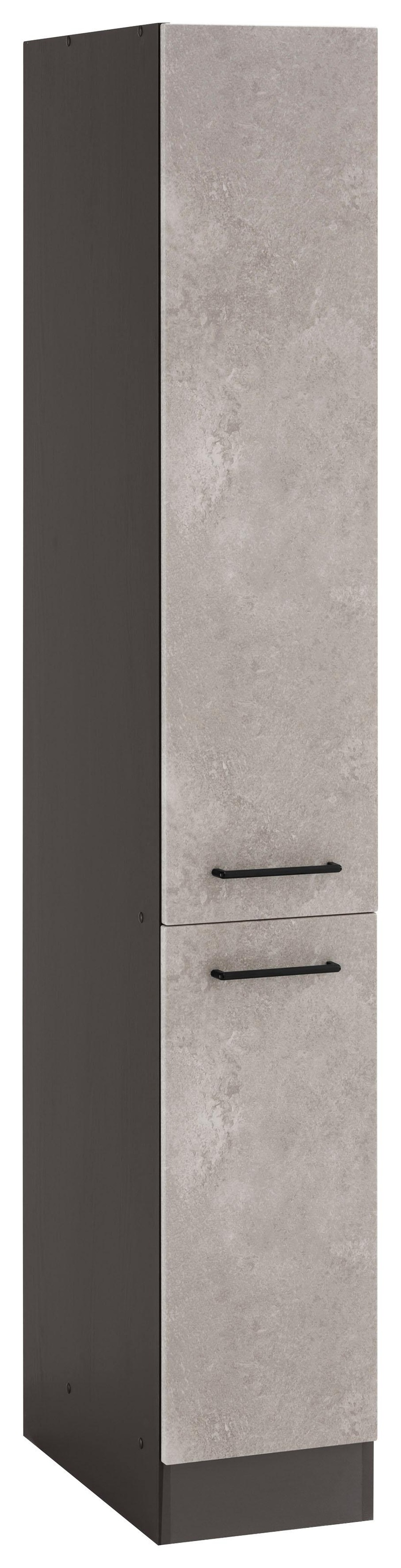 HELD »Tulsa«, breit, 60 auf schwarzer 1 MÖBEL Metallgriff großer cm 2 Auszug, bestellen Kochfeldumbauschrank Raten Schubladen,