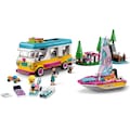 LEGO® Konstruktionsspielsteine »Wohnmobil- und Segelbootausflug (41681), LEGO® Friends«, (487 St.), Made in Europe
