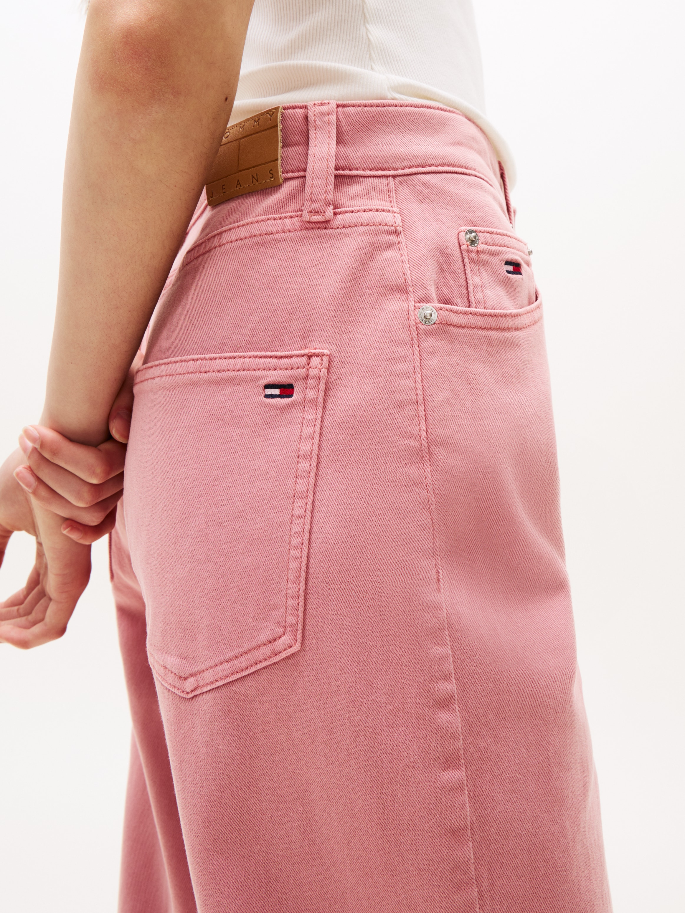 Tommy Jeans Straight-Jeans »LAYLA HR SLIM STR«, in Knöchellänge