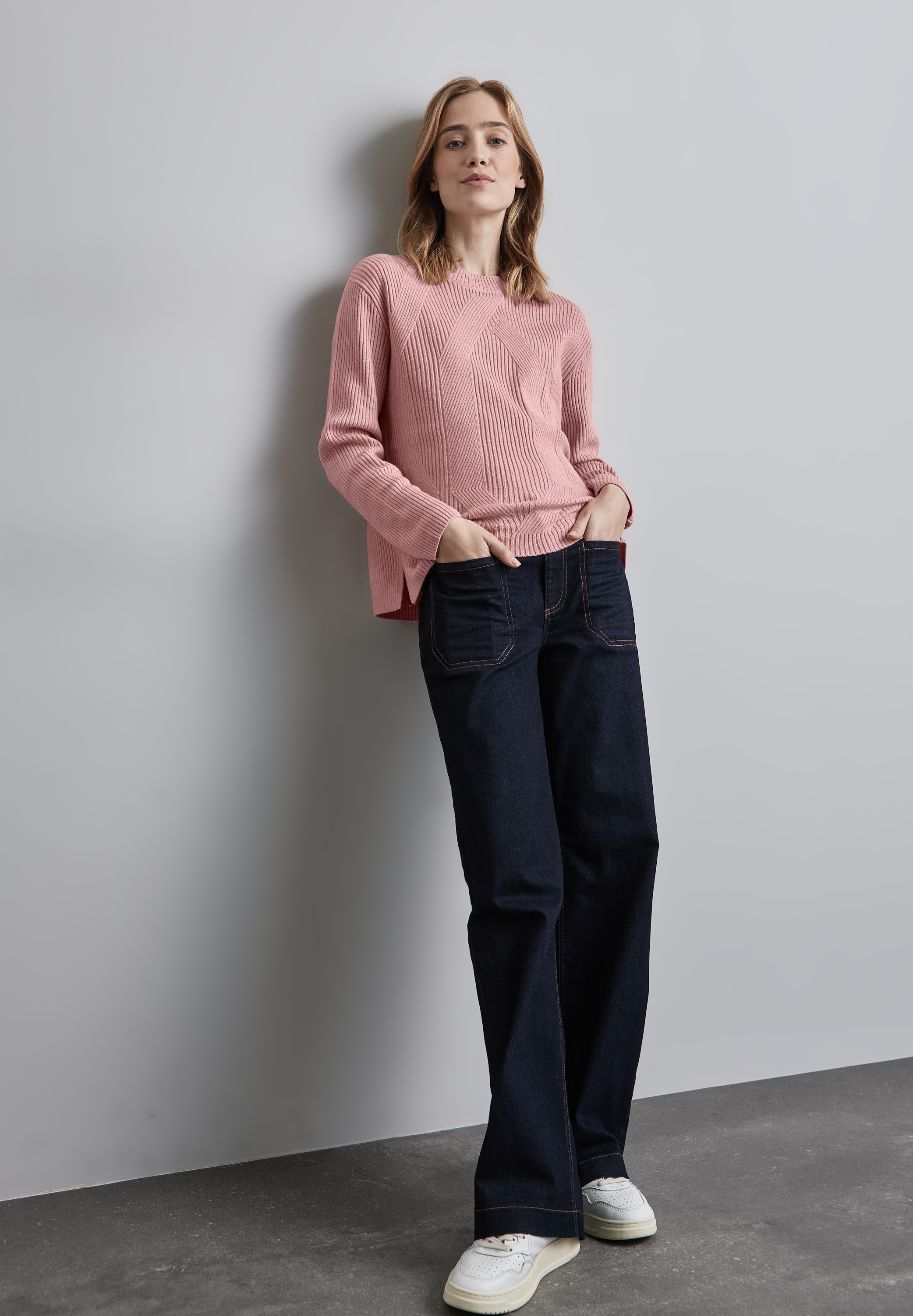STREET ONE Strickpullover, mit markantem Strukturmuster