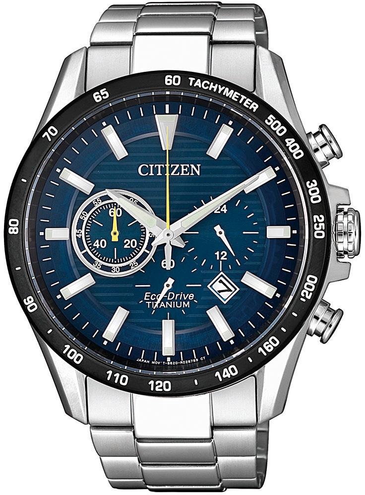 Citizen Chronograph »CA4444-82L«, Armbanduhr, Herrenuhr, Solar, Titan, Stoppfunktion