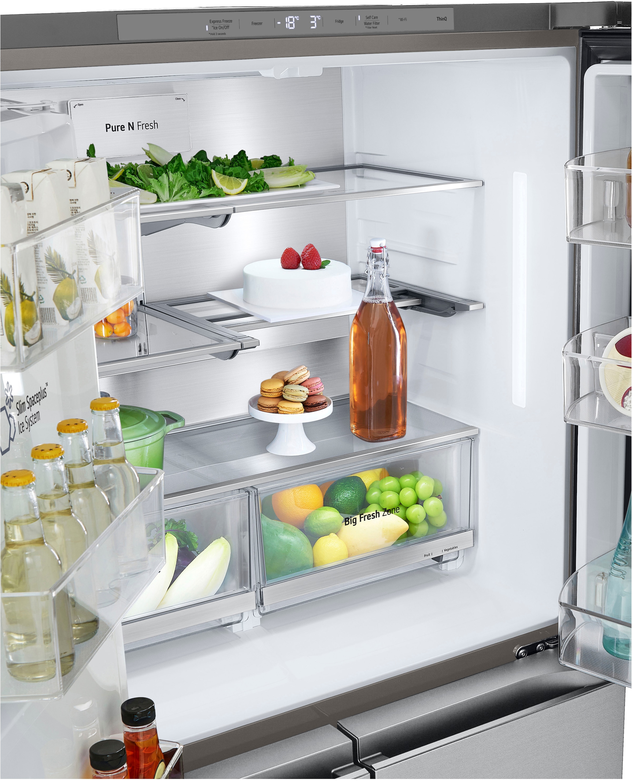 LG Multi Door »GMG960MBJE« 179,2 cm hoch 91,4 cm breit InstaView® Multi-Door