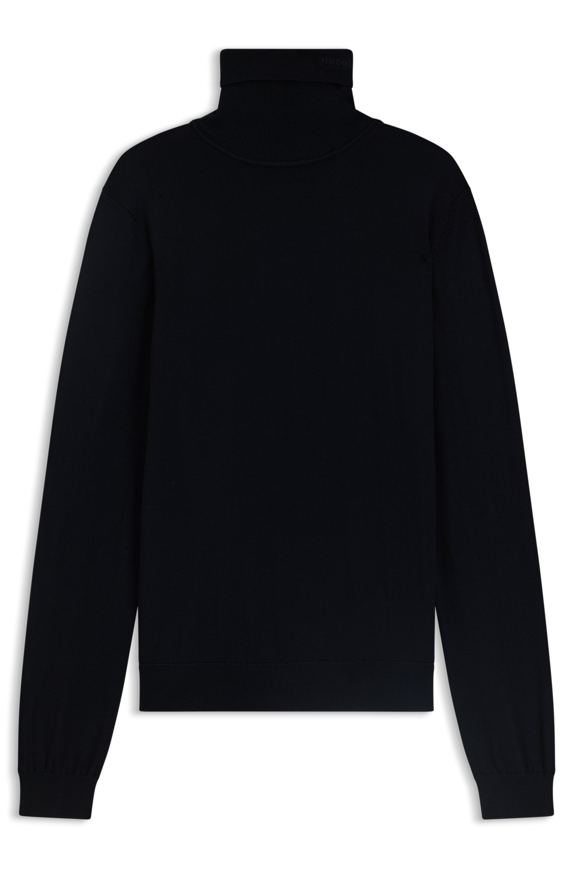 HUGO Rollkragenpullover »San Thomas-M« aus Merinowolle, regular fit