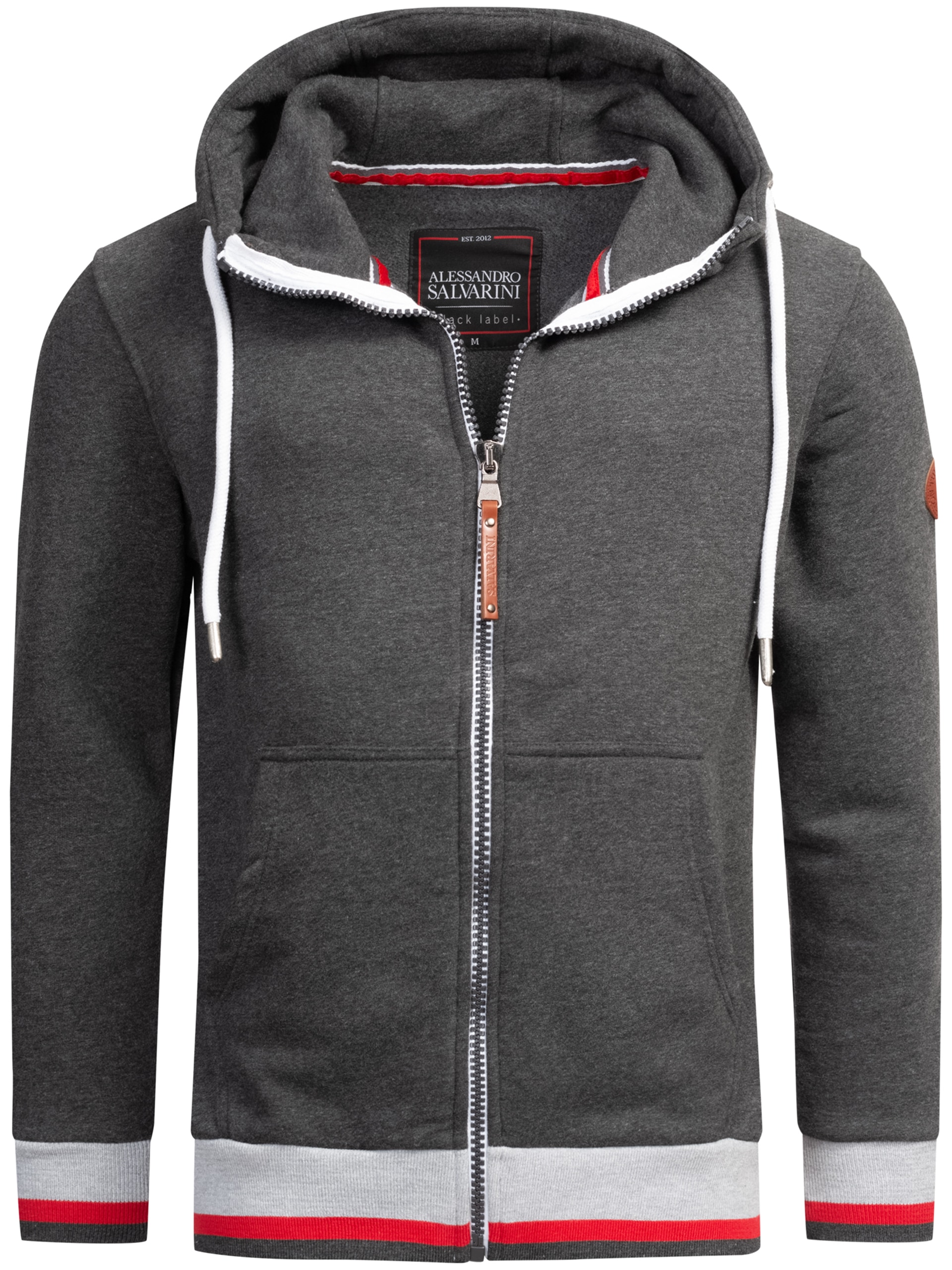 Alessandro Salvarini Sweatjacke »Alessandro Salvarini Herren Hoodie AS310«