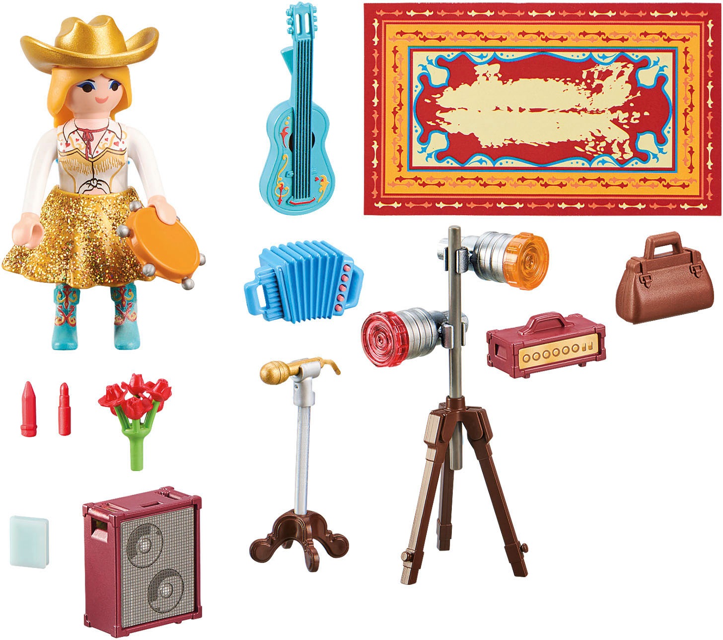 Playmobil® Konstruktions-Spielset »Country Sängerin (71184), Family Fun«, (38 St.), Made in Europe