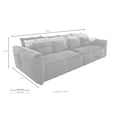Jockenhöfer Gruppe Big-Sofa, mit Federkernpolsterung für kuscheligen, angenehmen Sitzkomfort im trendigen Design