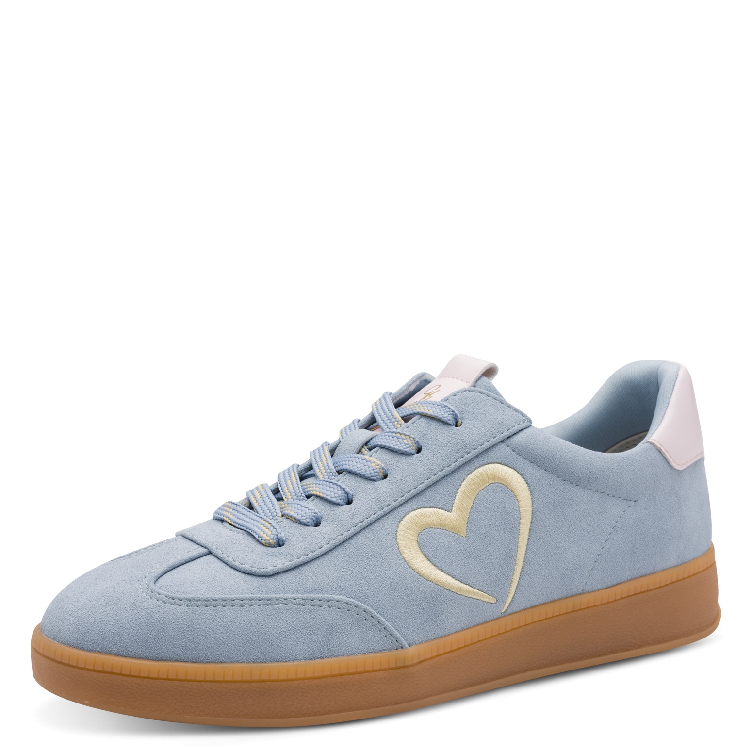 MARCO TOZZI by GMK Plateausneaker  , Freizeitschuh, Halbschuh, Schnürschuh mit seitlichem Herz-Detail