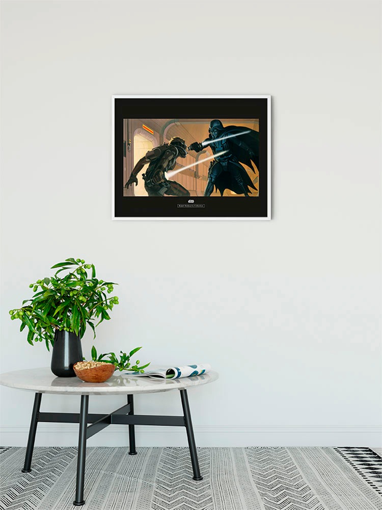 Komar Bild »Star Wars Classic RMQ Vader Luke Hallway«, Star Wars, (1 St.), Wandbild zur Dekoration im Kinderzimmer - ohne Rahmen