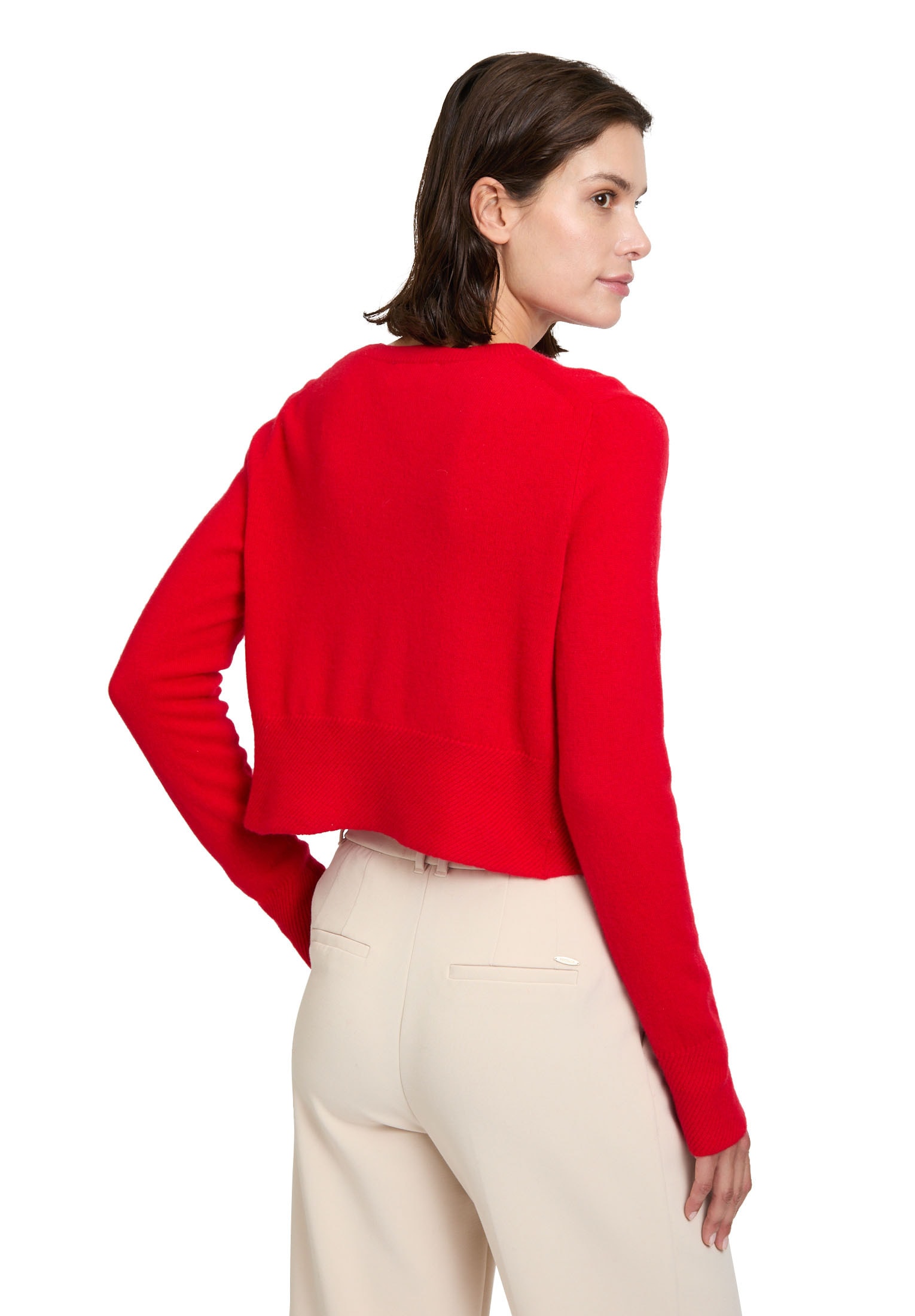 Betty Barclay Strickjacke »Kaschmir-Strickjacke mit Rippbündchen«