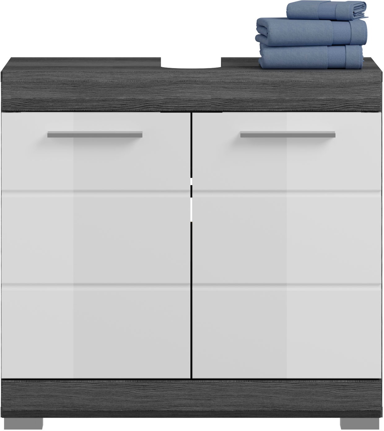 INOSIGN Badmöbel-Set »Siena, 4 teilig, bestehend aus:«, (Set, 4 St., TOPSELLER!), Waschbeckenunterschrank, Spiegel, Unterschrank, Hängeschrank