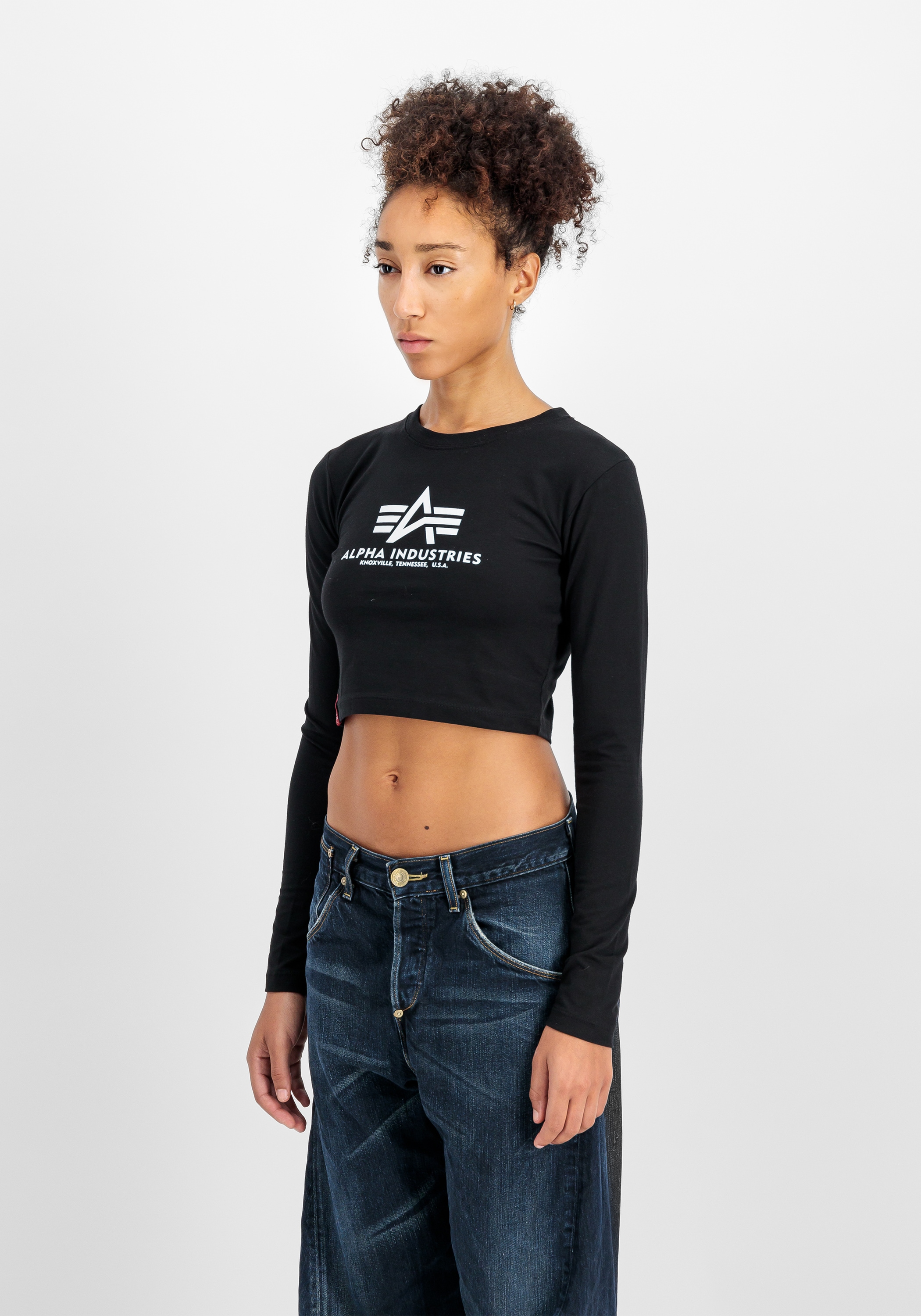 Alpha Industries Sweater »Alpha Industries Women - Longsleeves Basic Cropped LS Women«