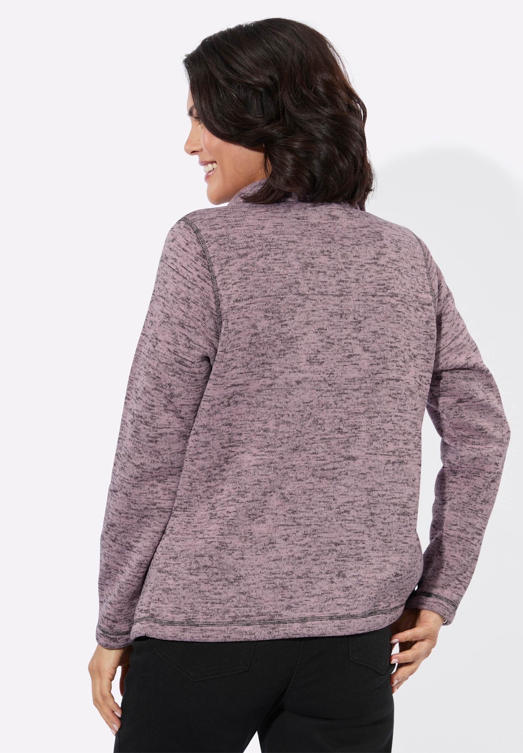 Witt Fleecejacke »Strickfleece-Jacke Strickfleece-Jacke mit Teilungsnähten«