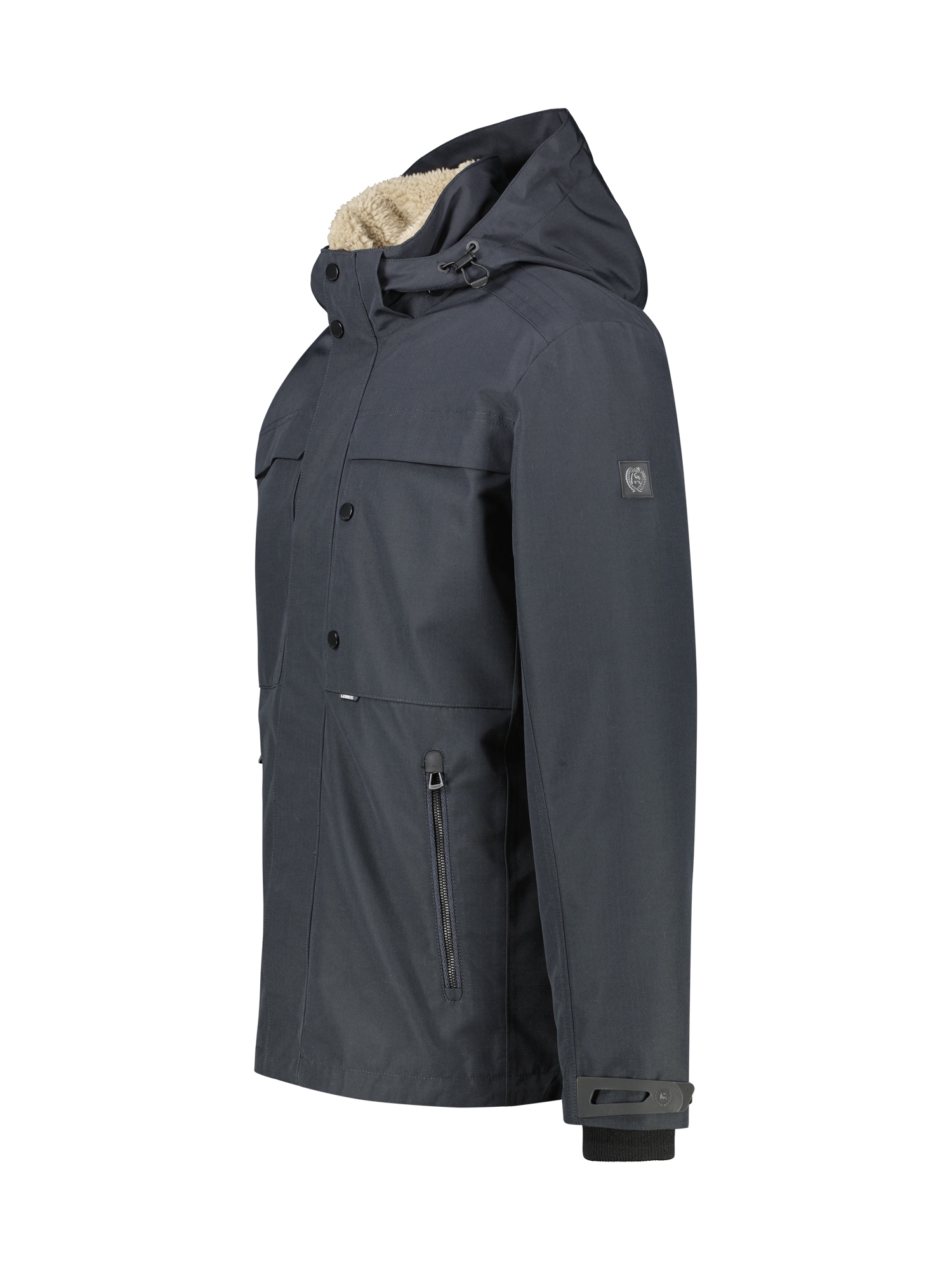 LERROS Winterjacke »Herrenjacke in Großen Größen« mit Kapuze