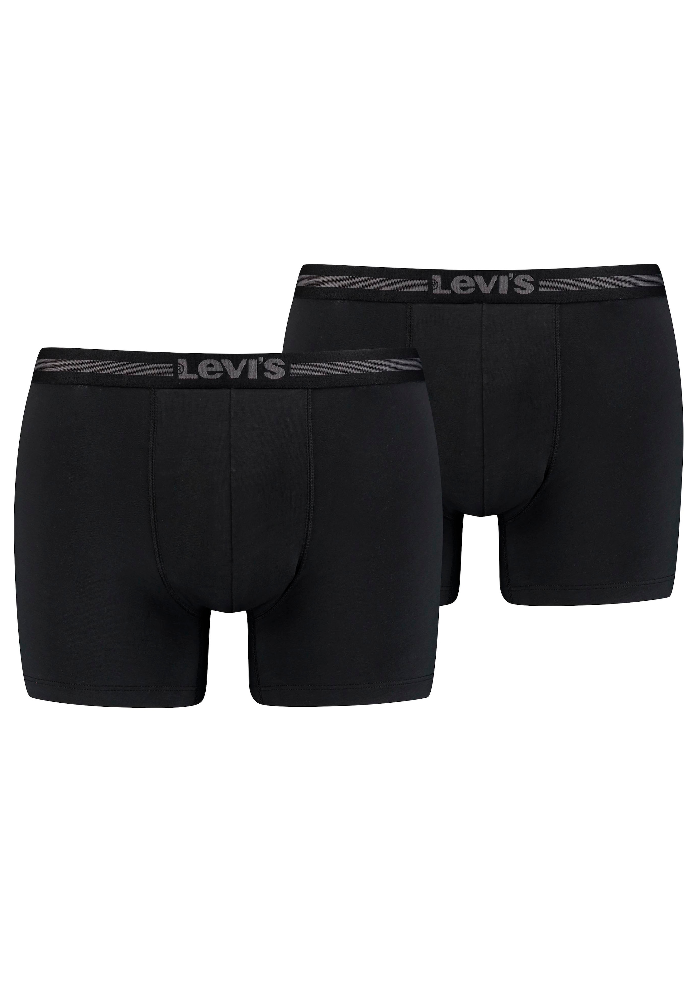 Levi's® Boxershorts, (Packung, 2 St., 2er-Pack), mit breitem Logobund