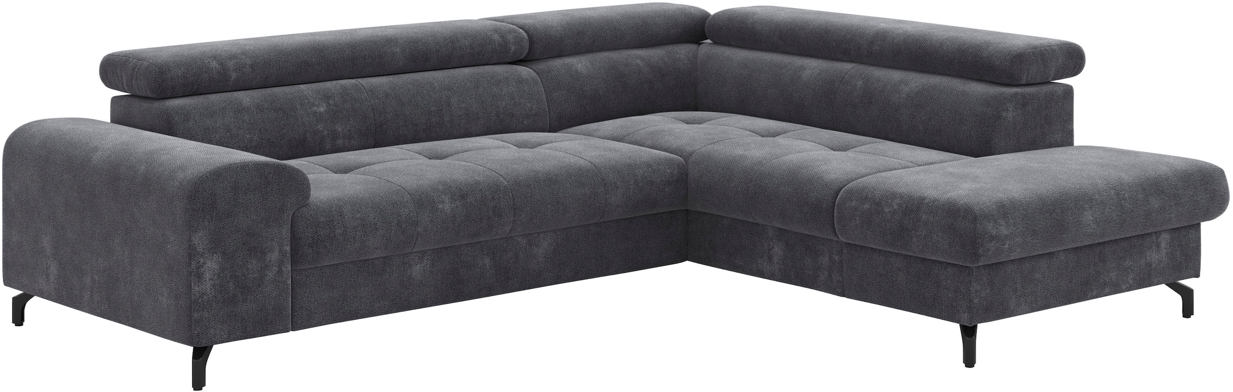 COTTA Ecksofa »Aura L-Form«, mit Schlaffunktion, Bettkasten und Kopfteilverstellung