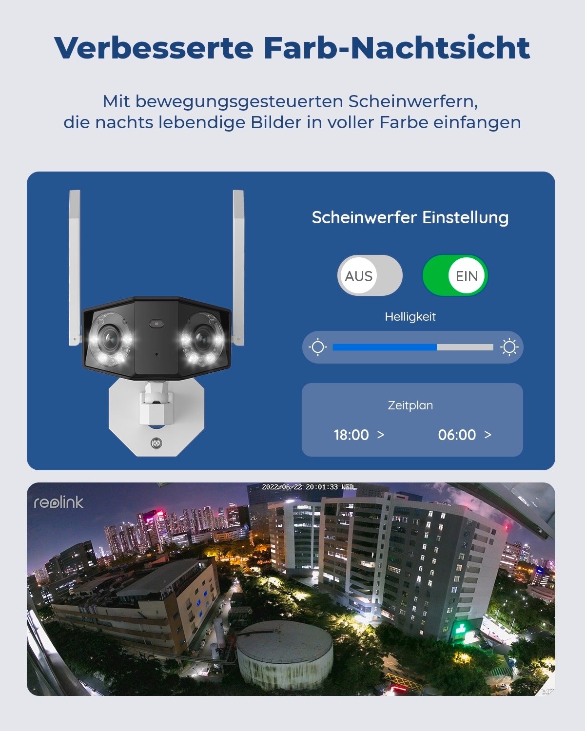 Reolink Überwachungskamera »Duo Series W730 WiFi-Outdoor«, Außenbereich