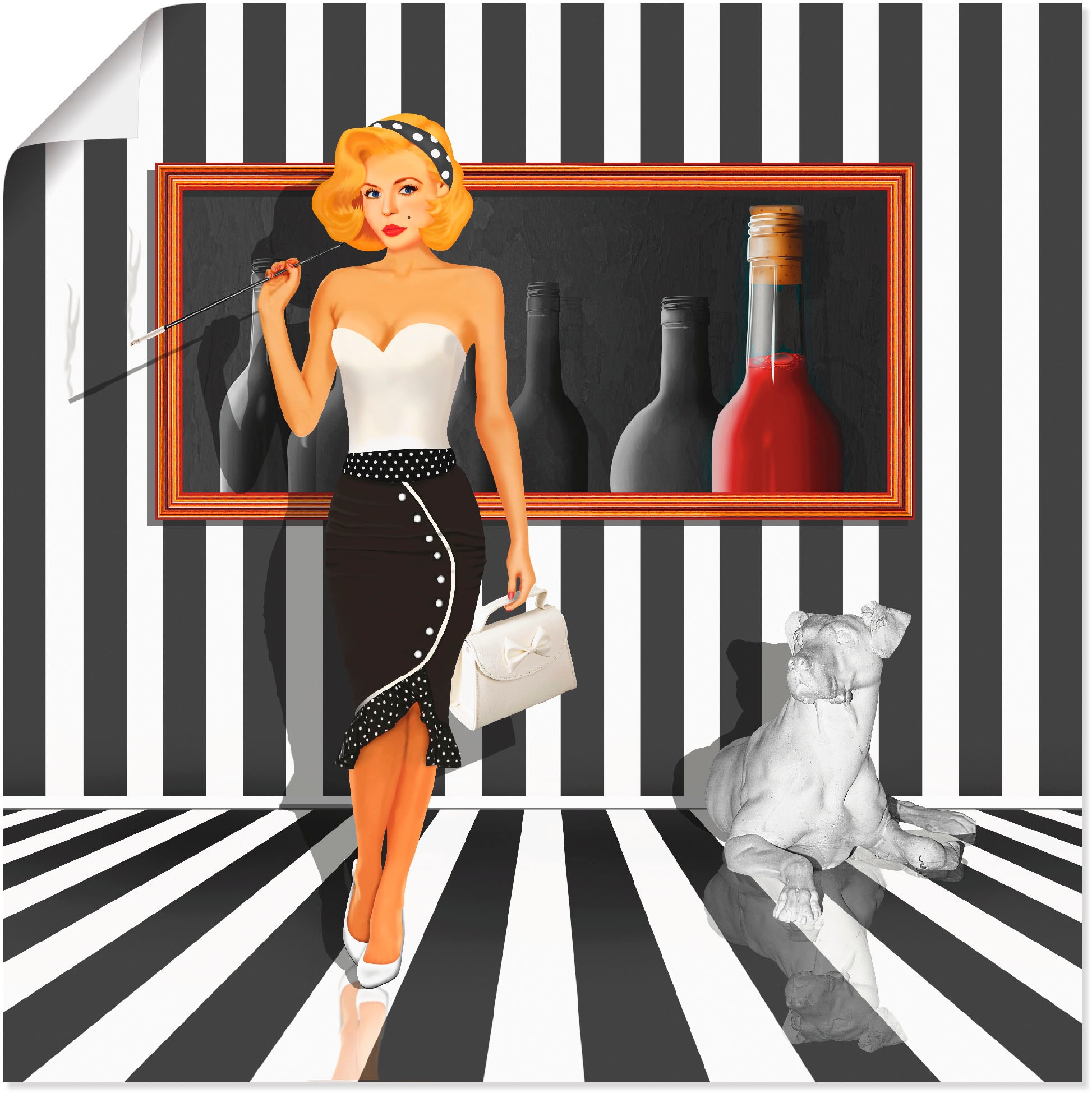 Artland Wandbild »Serie«, Frau, (1 St.), als Leinwandbild, Wandaufkleber  oder Poster in versch. Größen bequem bestellen