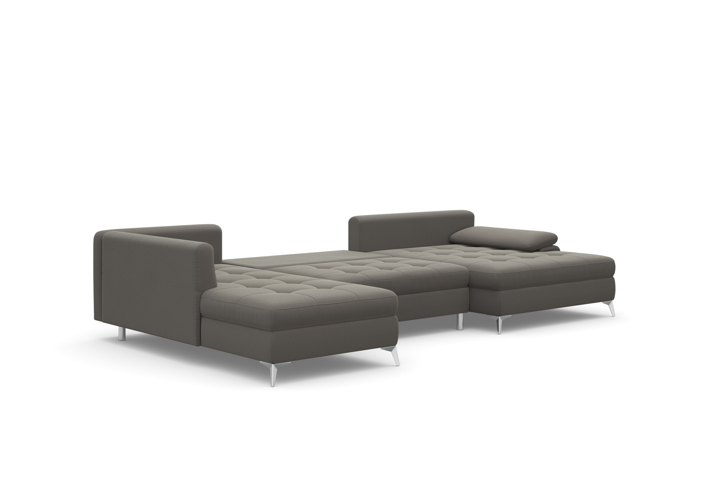 sit&more Wohnlandschaft »Latigo U-Form«, mit Mega-Recamiere, wahlweise mit Bettfunktion und Bettkasten
