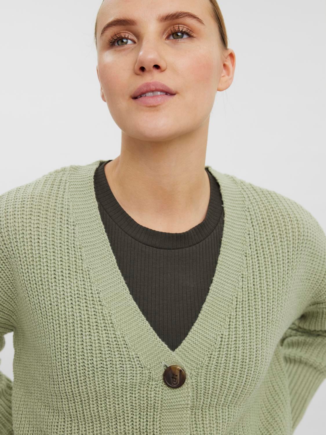 Vero Moda Strickjacke »VMLEA LS V-NECK CUFF CARDIGAN«