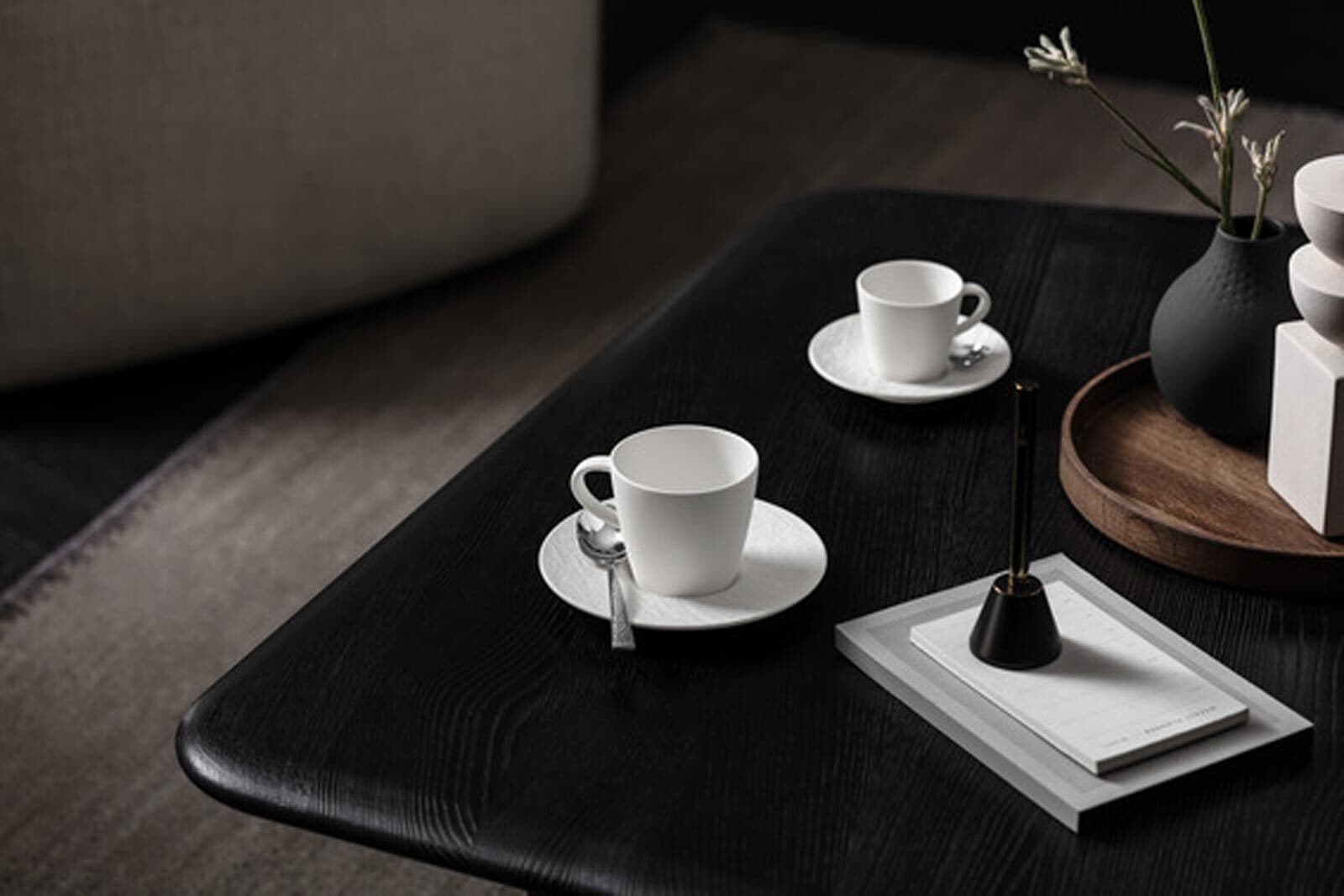 Villeroy & Boch Geschirr-Set »Frühstücks-Set Manufacture Rock 6er Set weiß«