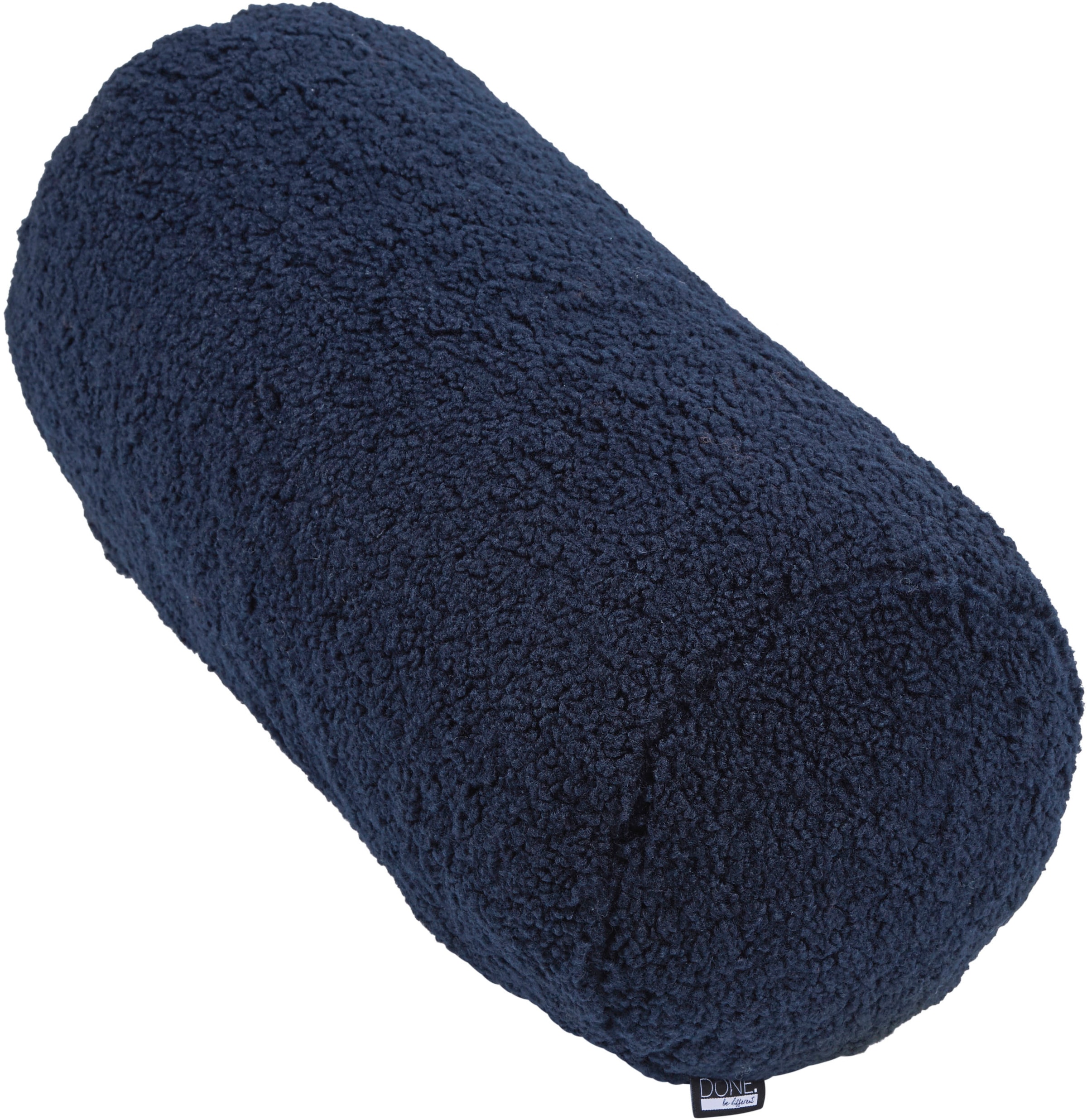 done. , Nackenrolle »Cloud« Skandinavisch glamourös, Dark Blue, Polyester,