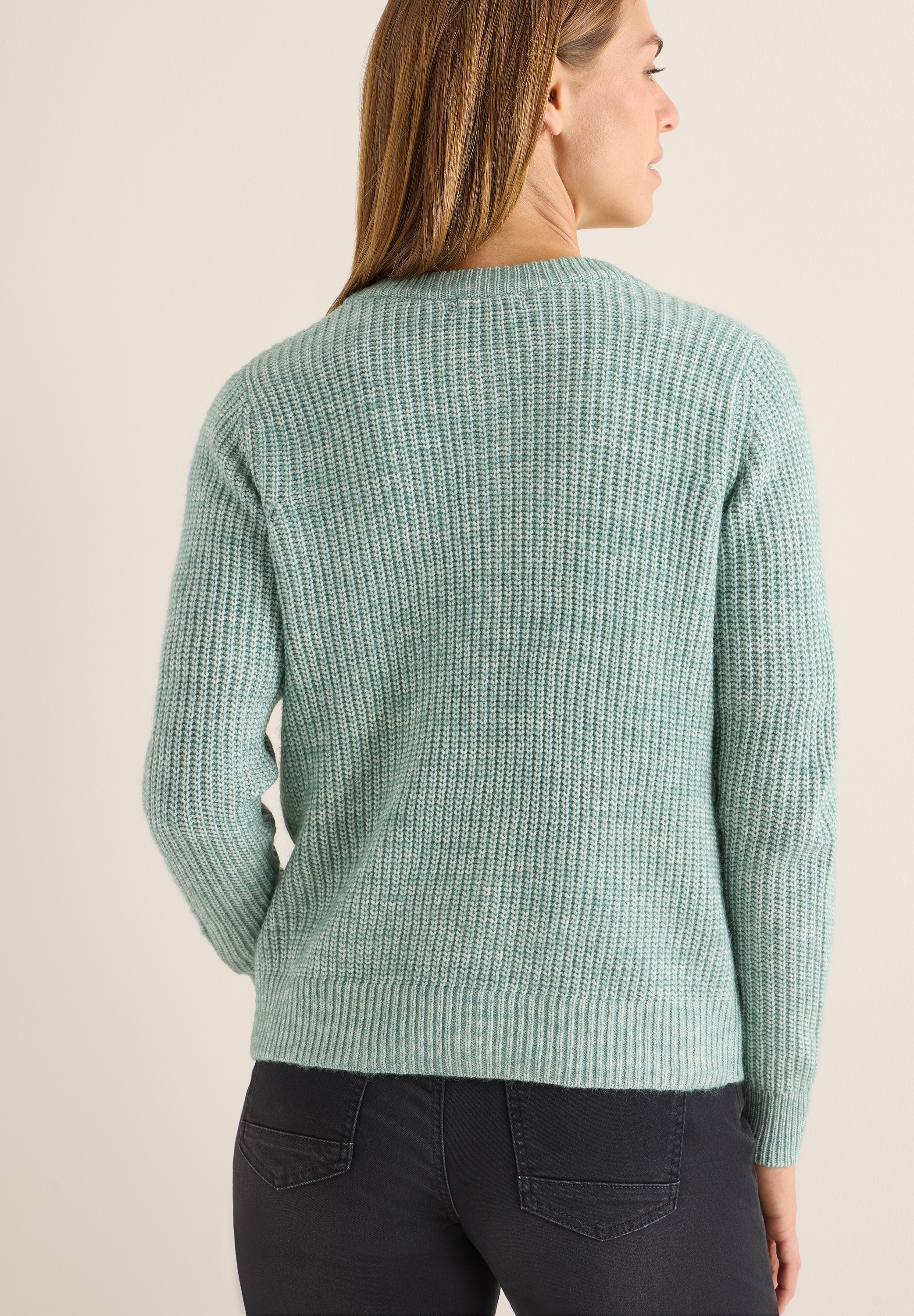 Cecil Cardigan, mit Rippbündchen
