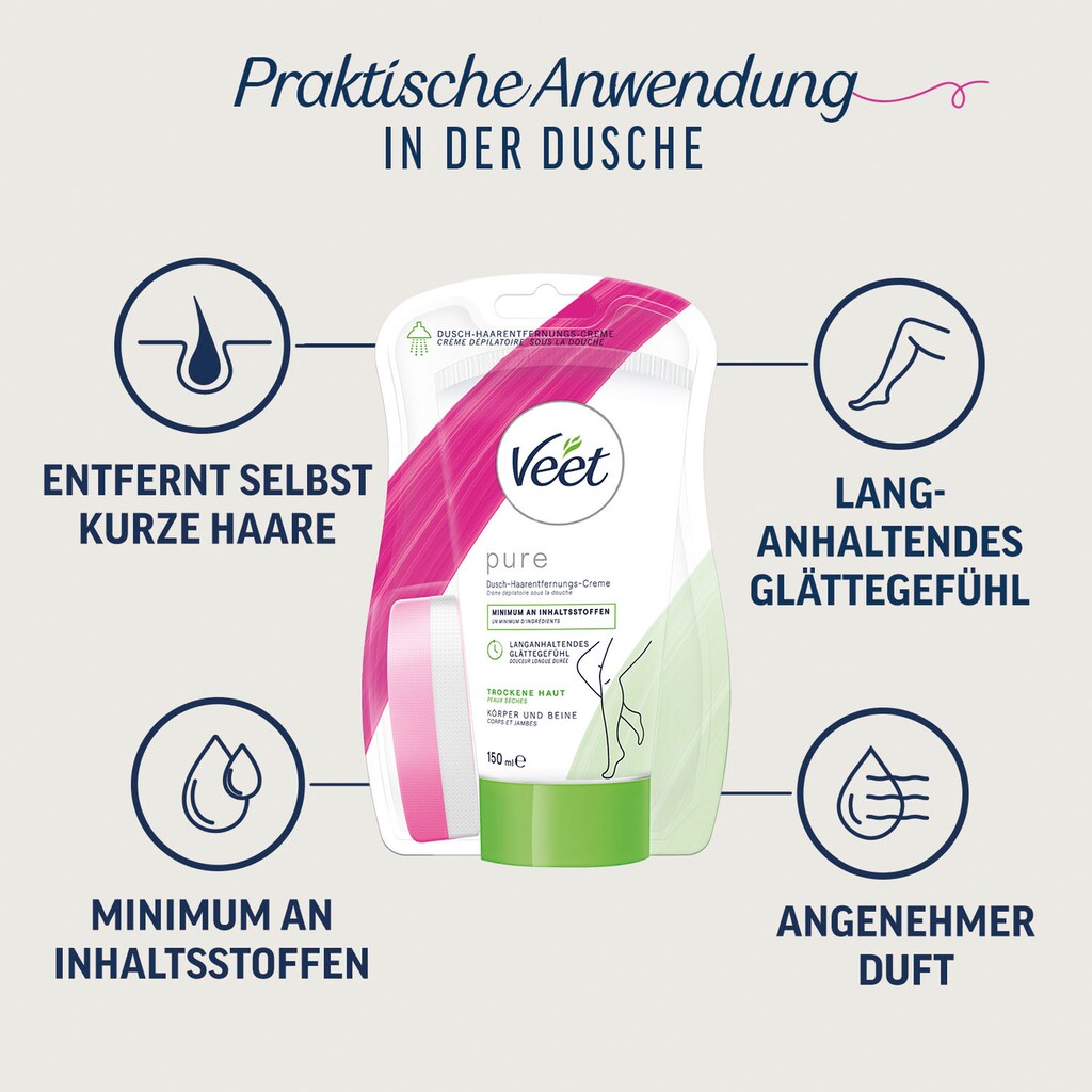 Veet Enthaarungscreme »für die Dusche«