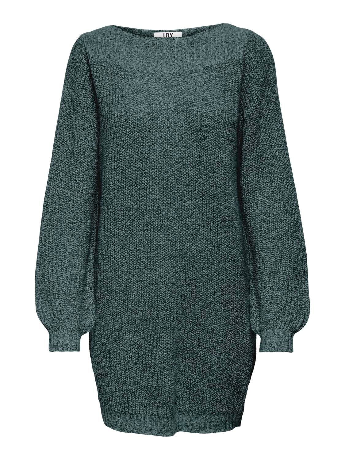JDY Minikleid »JDYWHITNEY MEGAN L/S BOAT DRESS KNT NOOS«, Sommerkleid