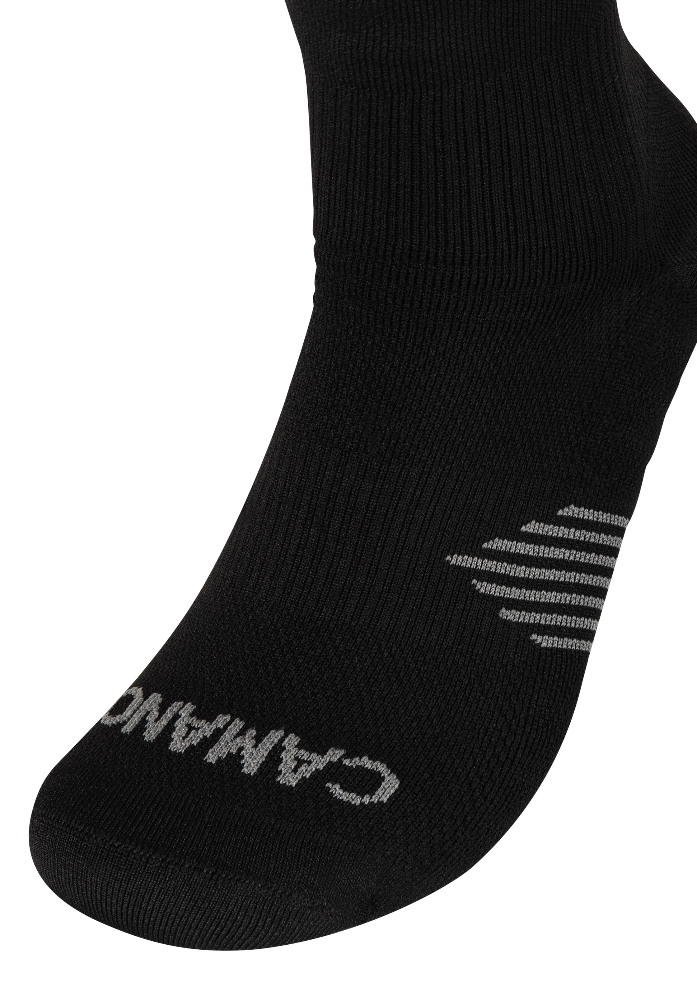 Camano Kurzsocken »function«, (4 Paar), Performance, Multi Sportsocken, Fußgewölbe-Stütze, gepolsterte Sohle