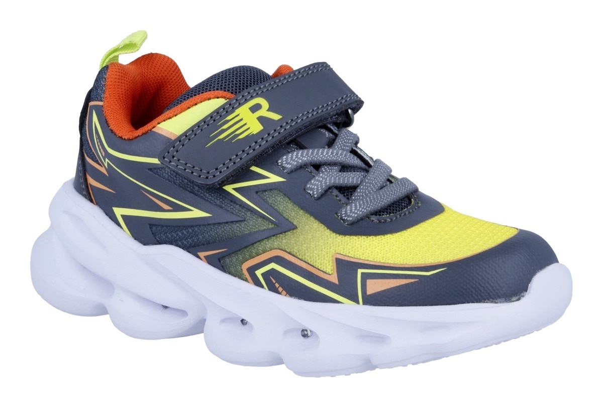 Richter Slip-On Sneaker »Maris (Blinki)«  Klettschuh mit Blinkfunktion, Größenschablone zum Download, mit WMS