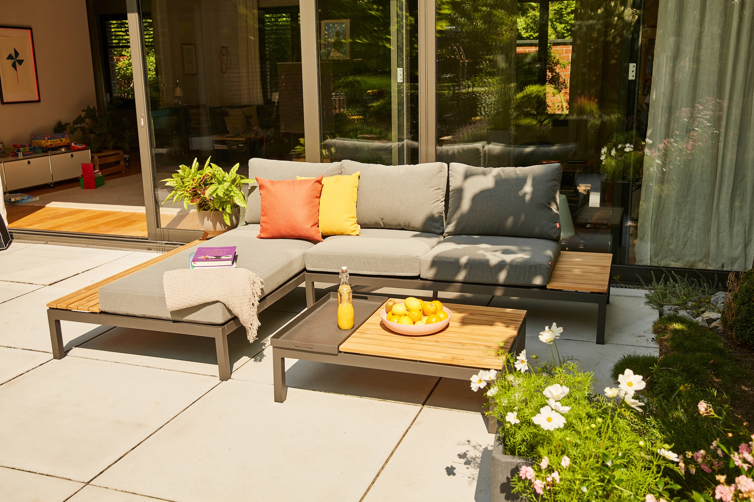 Siena Garden Gartenlounge-Set »Alvida«, (3 tlg.)