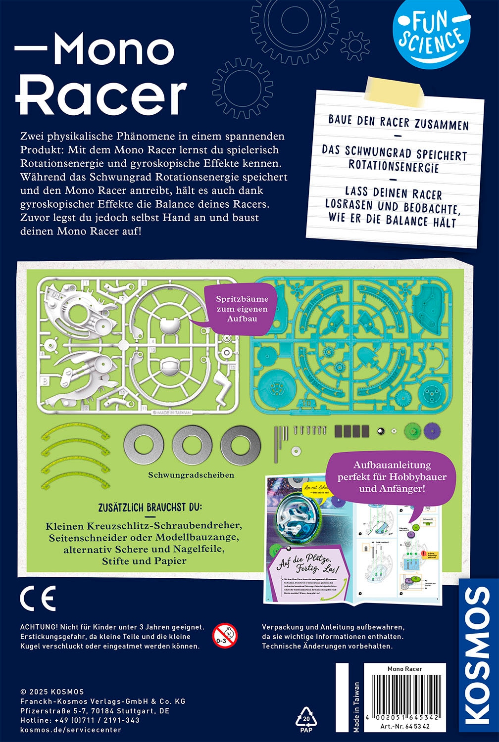 Kosmos Experimentierkasten »Fun Science Mono Racer«