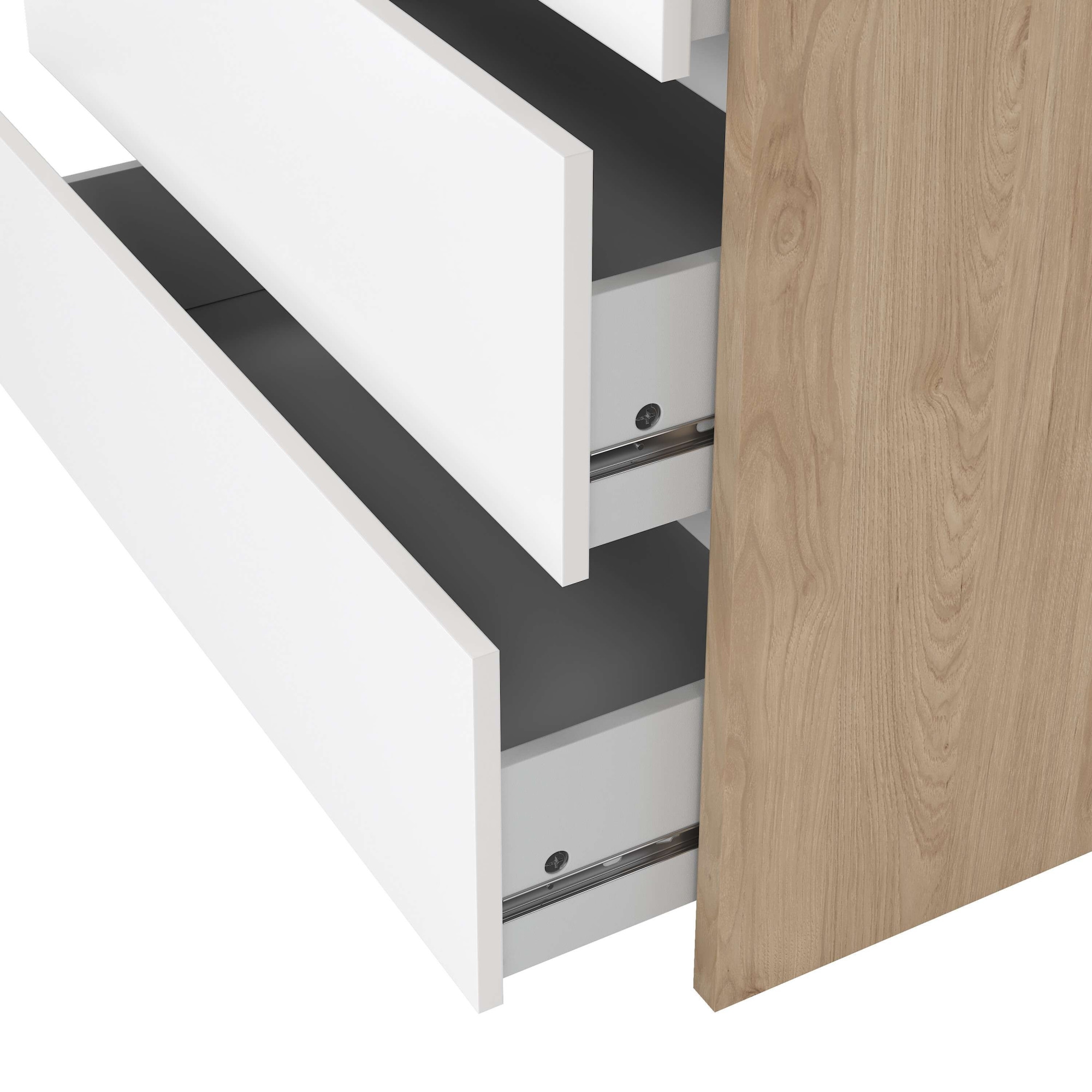 Home affaire Kommode »Next Sideboard mit 3 grifflosen Schubladen« 3 geräumige Schubladen für übersichtliche Aufbewahrung