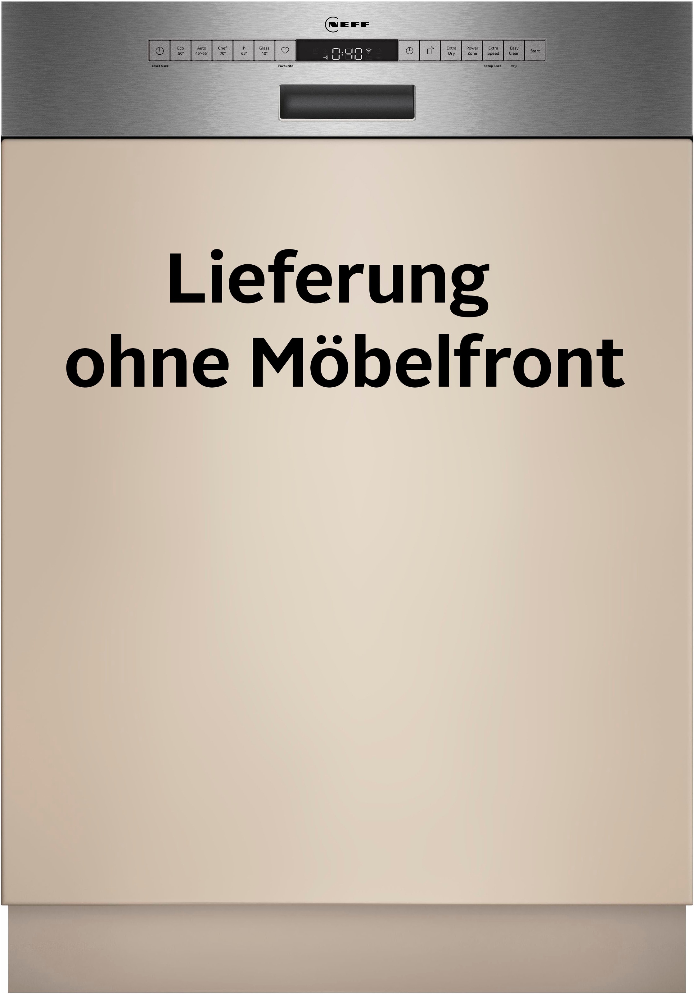 teilintegrierbarer Geschirrspüler »S145ECS01E«, N 50, S145ECS01E, 14 Maßgedecke,...