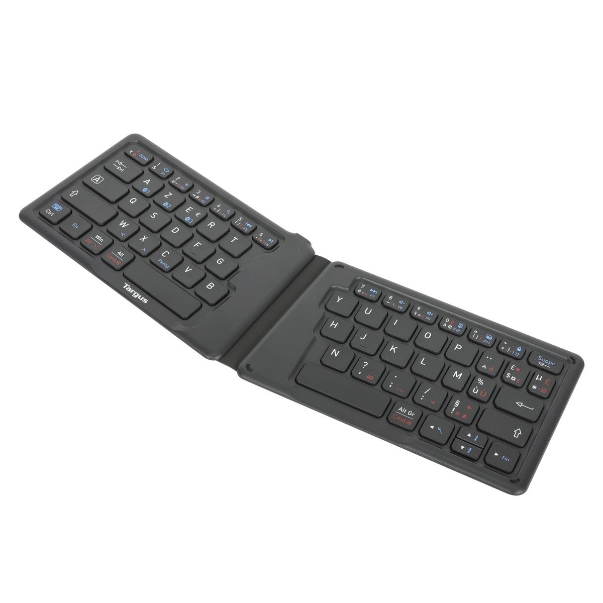 Targus ergonomische Tastatur »Ultra-Compact Ergo Bluetooth-Universal-Keyboard (FR)«, (ergonomische Form)