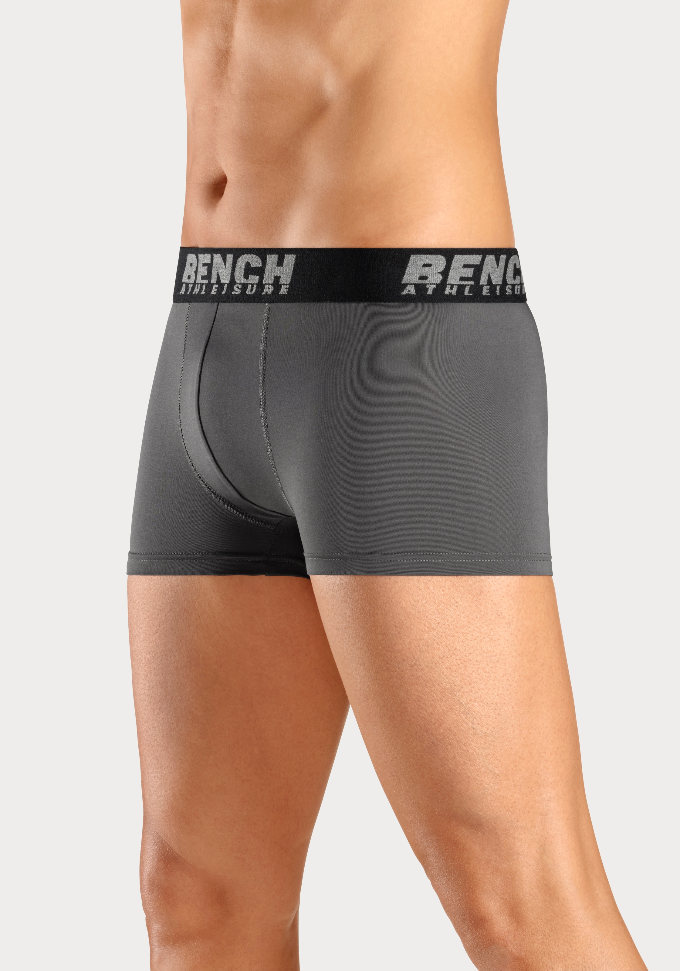 Bench. Funktionsboxer »Boxershorts für Herren«, (Packung, 2 St.), Unterhosen mit sportiver Optik aus Microfaser-Qualität
