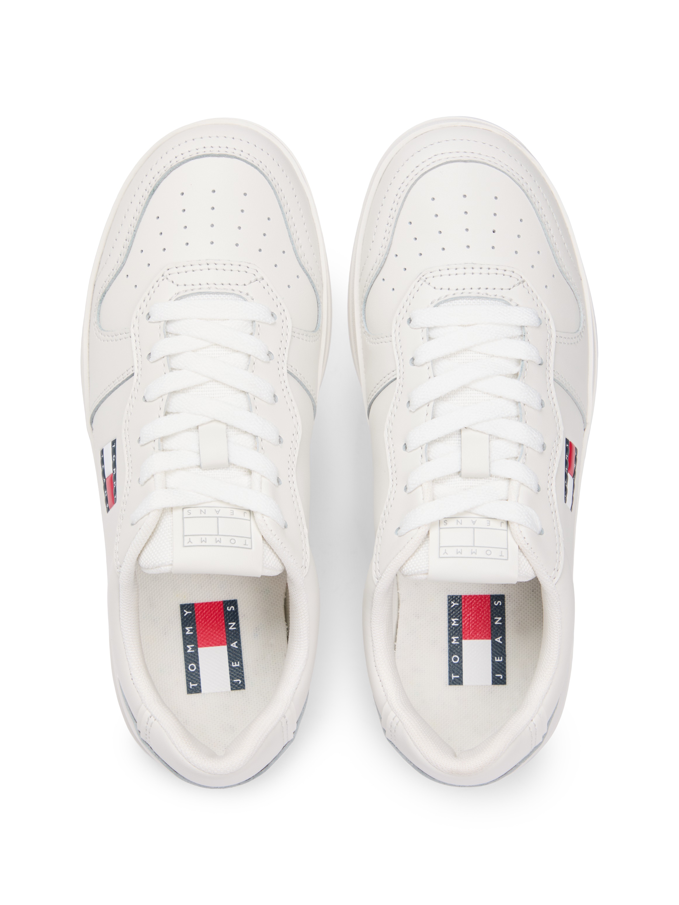 Tommy Jeans Plateausneaker »THE GREENWICH«  , Schnürschuh, Halbschuh, Freizeitschuh mit Ziernähten