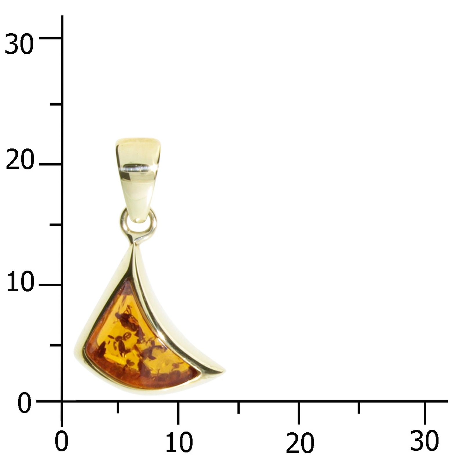 OSTSEE-SCHMUCK Kettenanhänger »- Alea - Gold 333/000 - Bernstein«