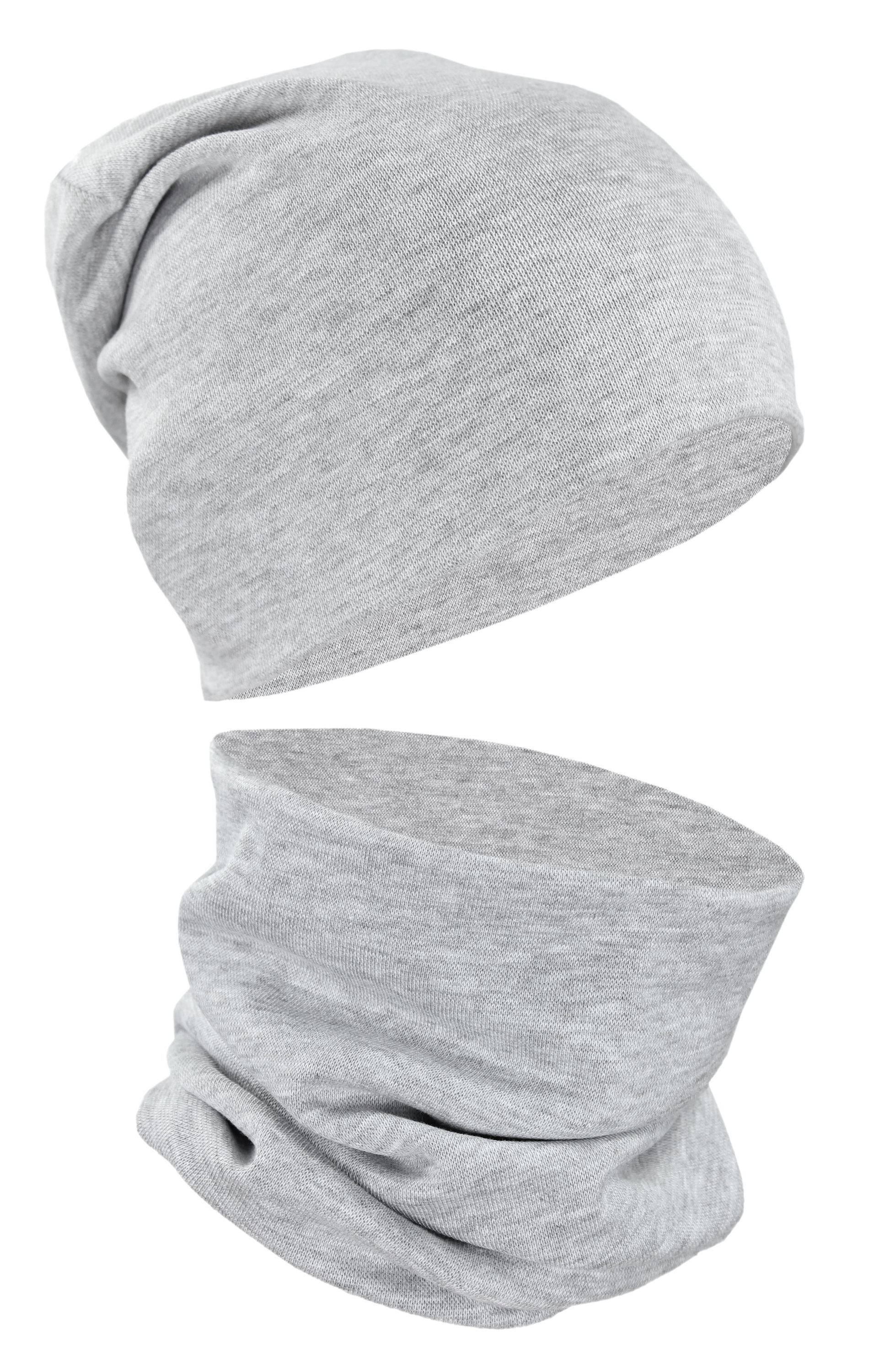 ALKATO Beanie »Mütze Alkato Unisex Beanie Mütze und Schal Set Uni«
