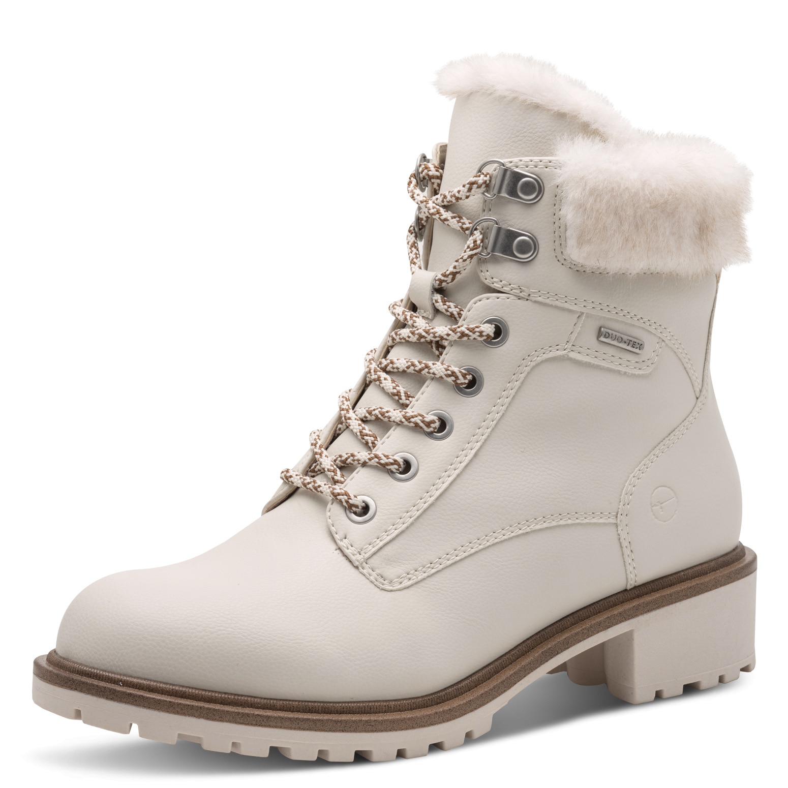 Tamaris Winterboots  , Blockabsatz, Schnürboots, Winterstiefelette mit Duo Tex-Ausstattung