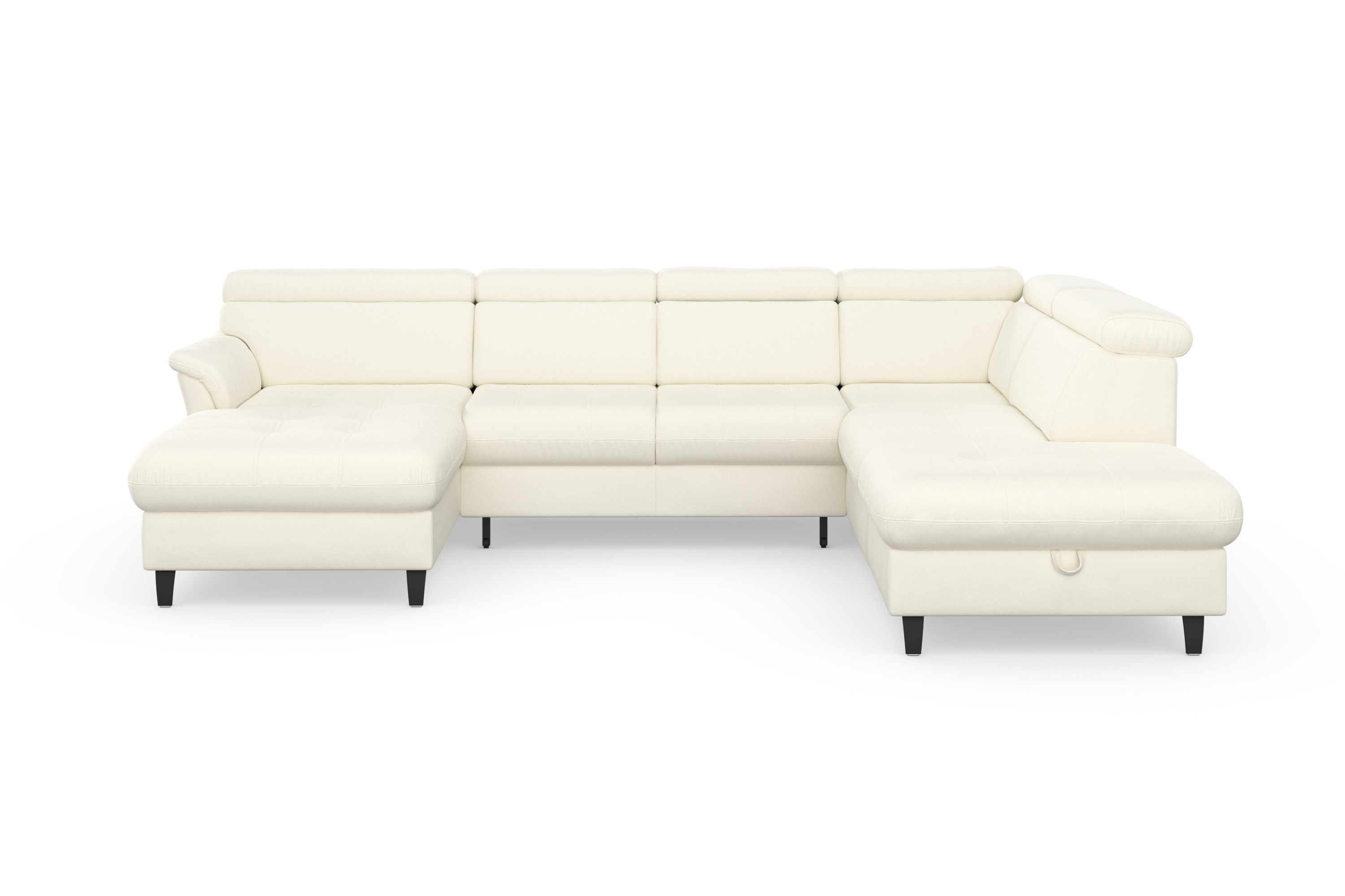 sit&more Wohnlandschaft "Marano U-Form" inklusive Kopfteilverstellung, optional Schlaffunktion & Bettkasten