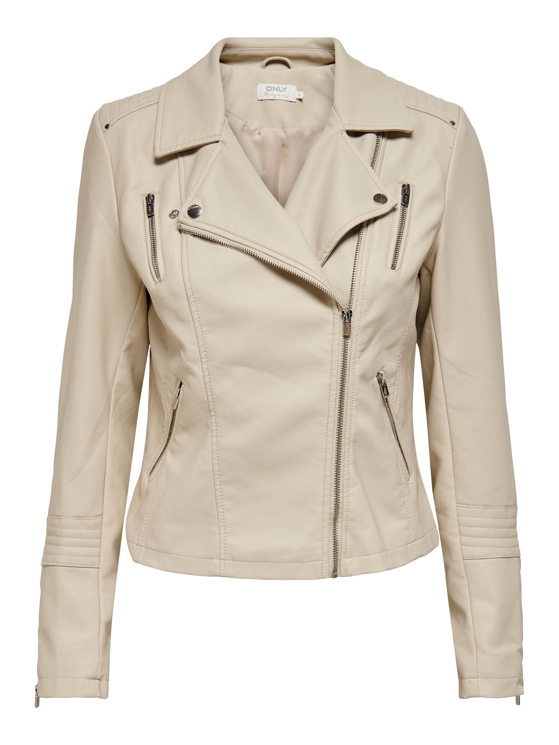 ONLY Lederimitatjacke »ONLGEMMA FAUX LEATHER BIKER OTW NOOS«, im Biker-Style