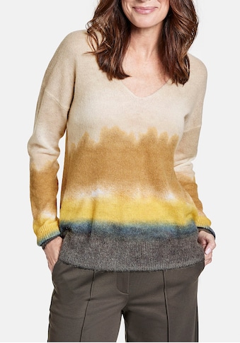 GERRY WEBER V-Ausschnitt-Pullover, im modischem Farbverlauf kaufen