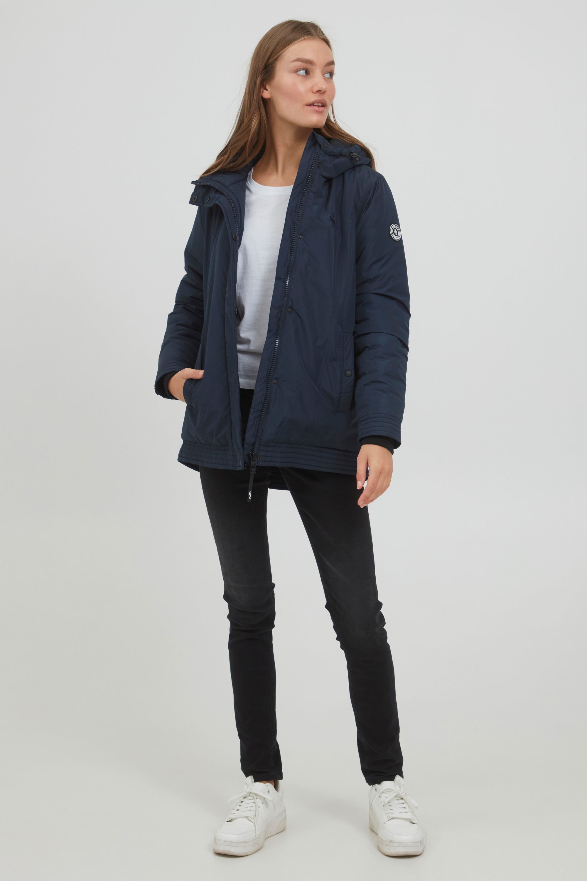 OXMO Winterjacke »Winterjacke OXJytte«, mit Kapuze