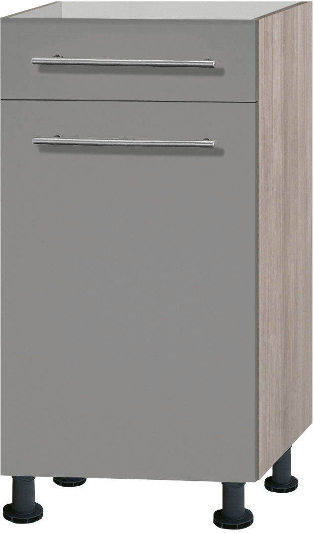 Unterschrank »Bern«, 40 cm breit, mit Tür und Schubkasten, mit höhenverstellbaren Füßen