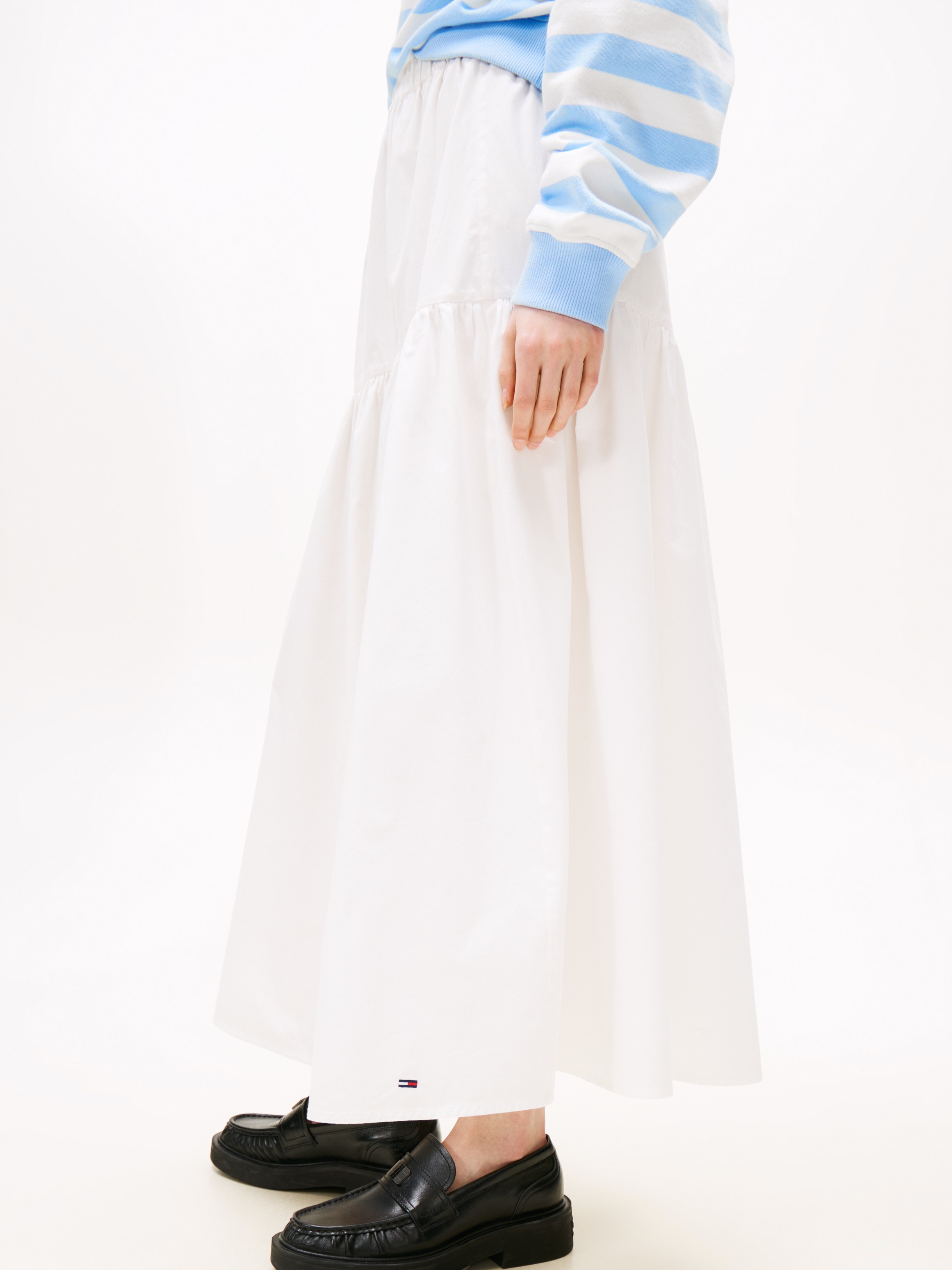 Tommy Jeans Maxirock »TJW POPLIN TIERED MAXI SKIRT«