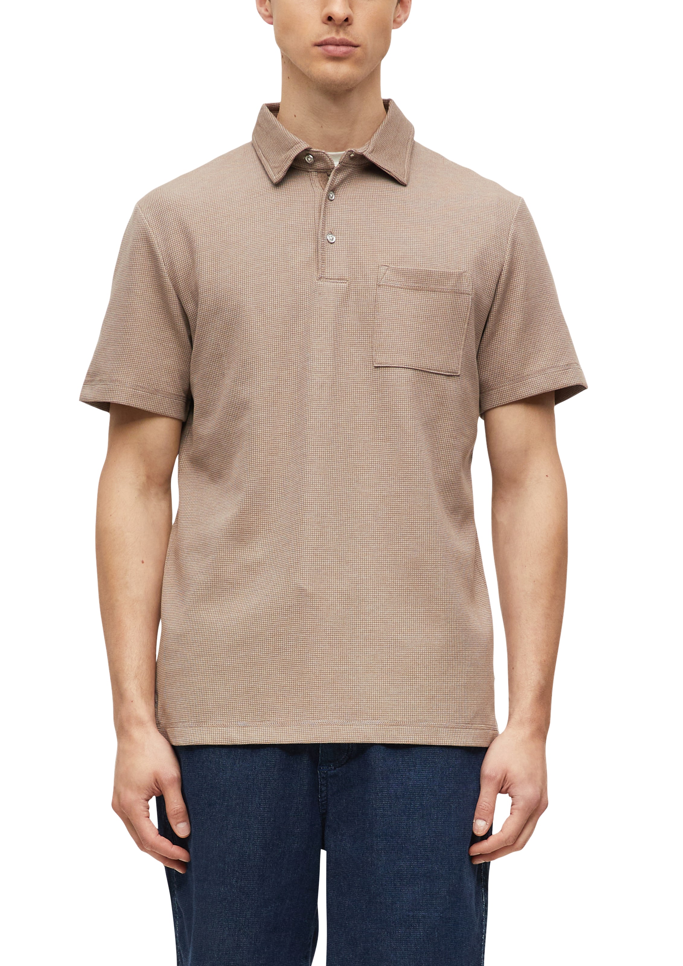s.Oliver Poloshirt Sommer-Shirt mit Brusttasche