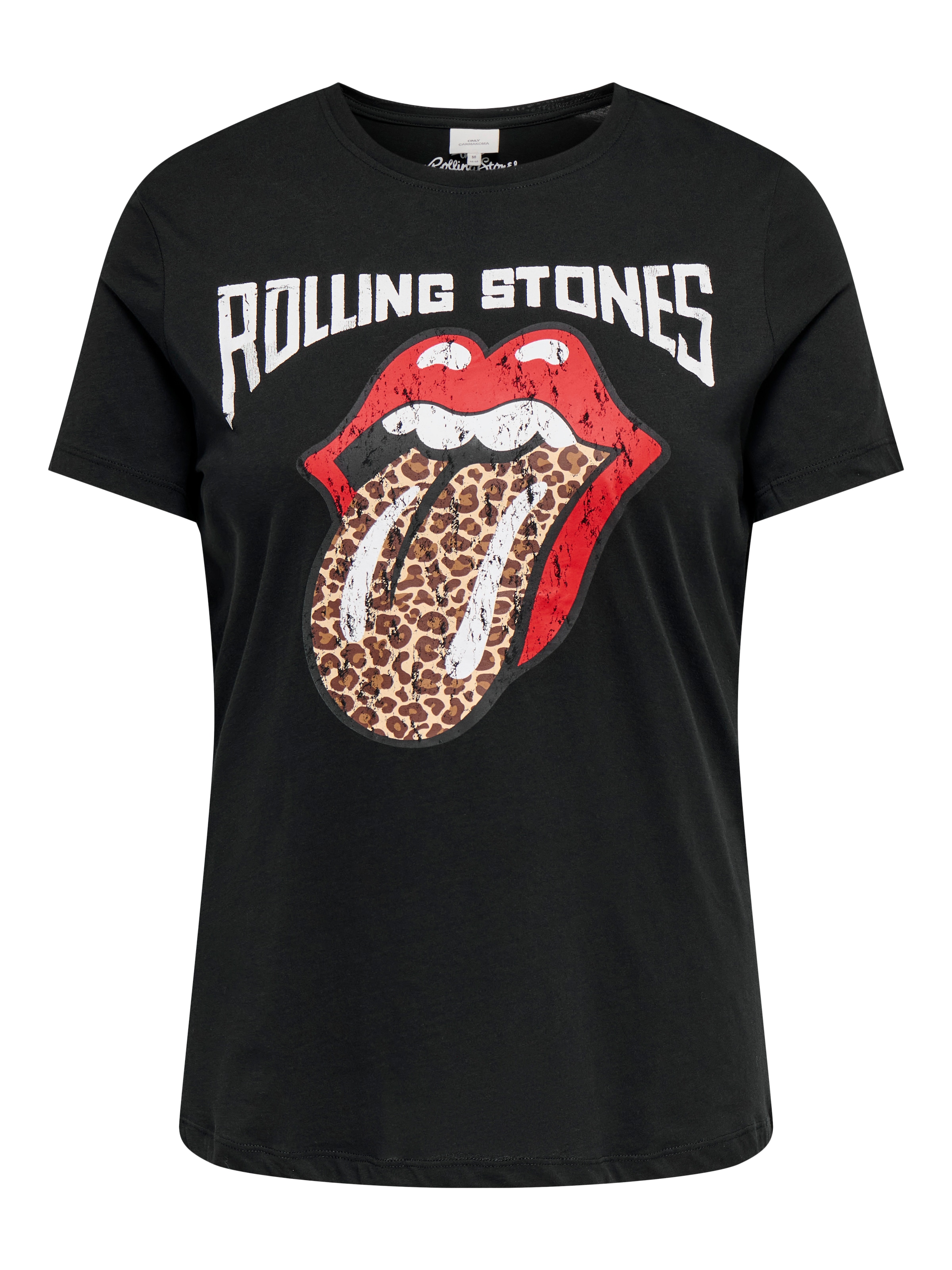 ONLY CARMAKOMA Kurzarmshirt »CARROLL LIFE SS O-NECK REG TEE LC JRS«