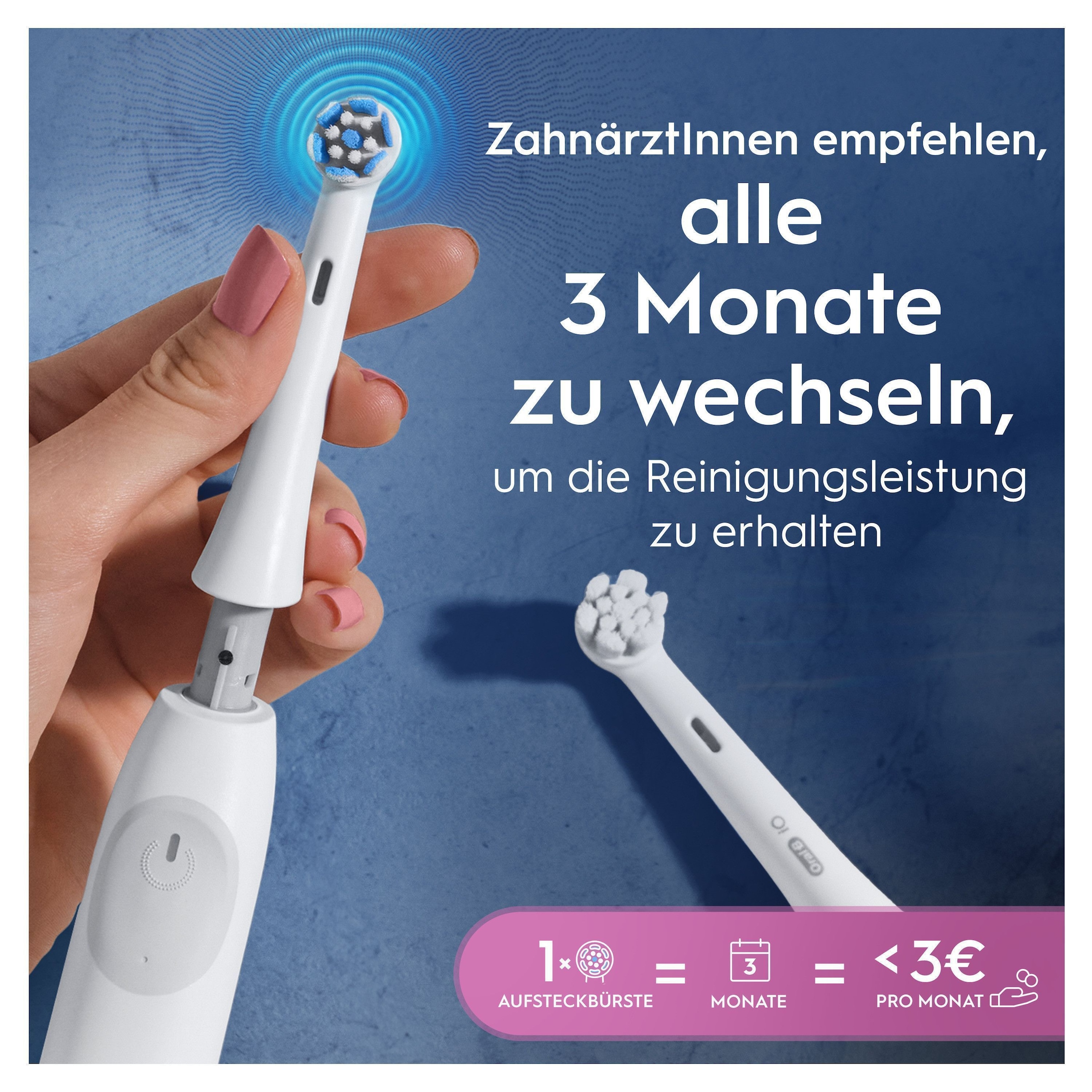 Oral-B Aufsteckbürsten »iO Ultimative Reinigung« für fortgeschrittene Tiefenreinigung und Plaque-Entfernung