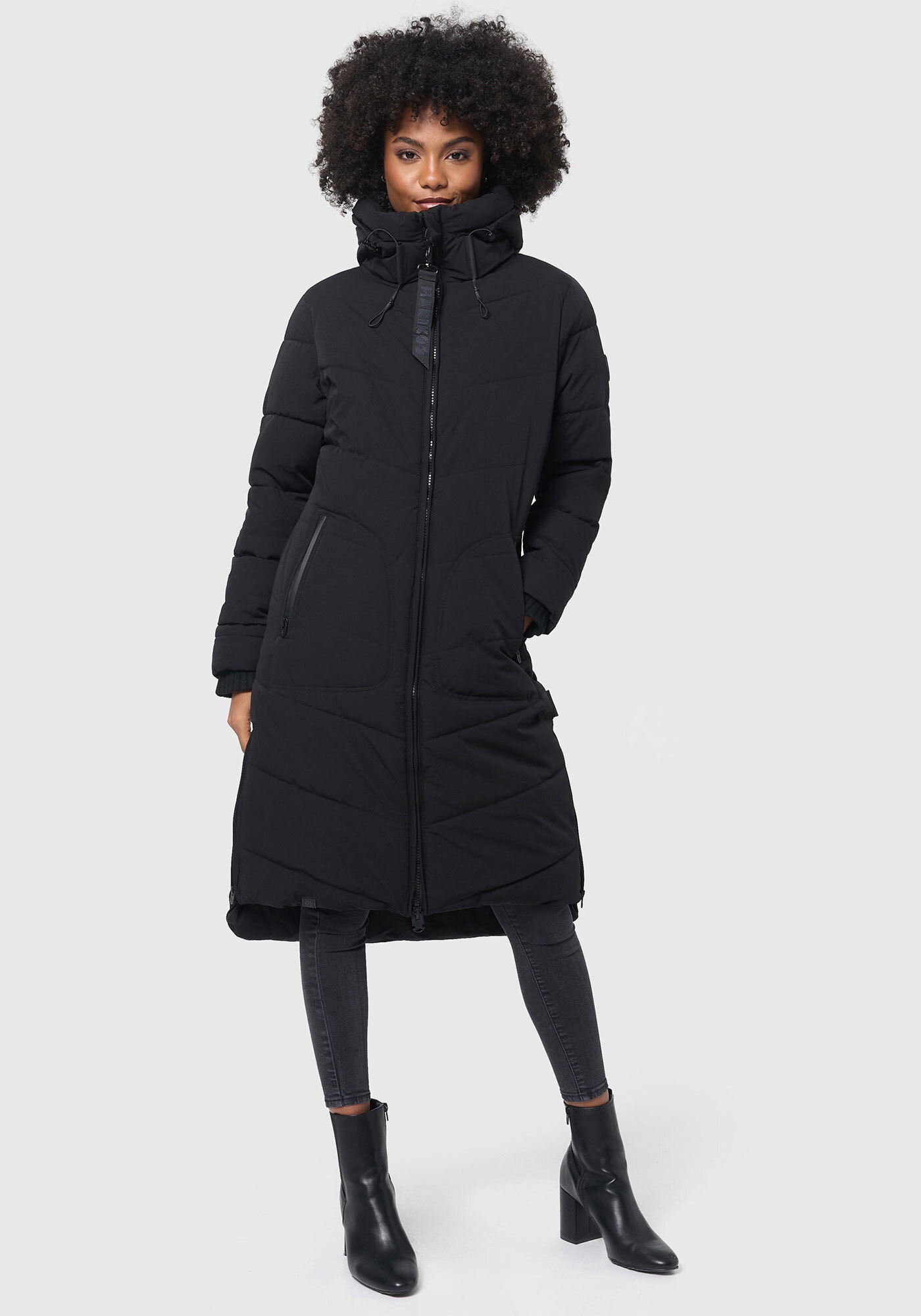 Marikoo Winterjacke »Marikoo Benikoo Damen lange Winterjacke B949«